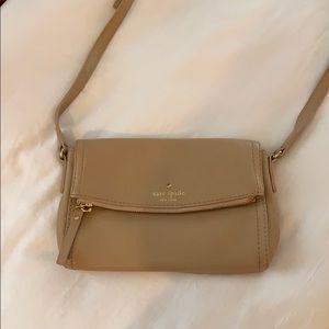Tan Kate Spade cross body bag